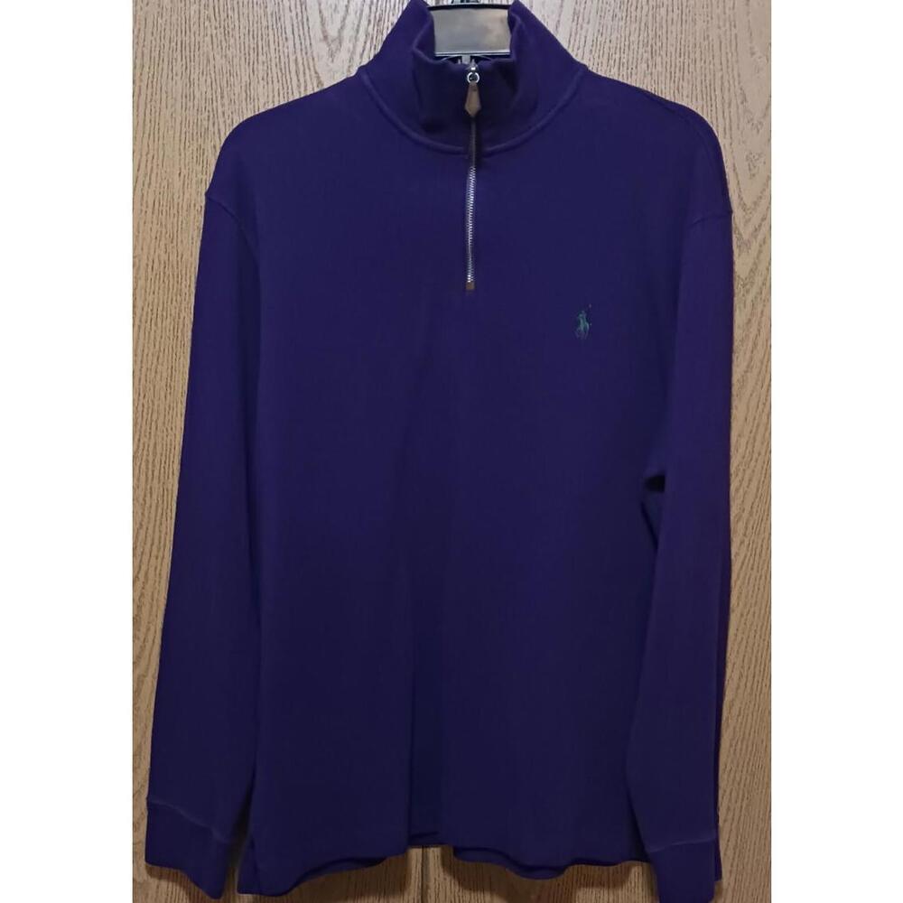 Polo (Ralph Lauren)- (Fleece)-(Purple)-(Size L)-$30